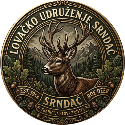 Lovačko udruženje "Srndać" — logo